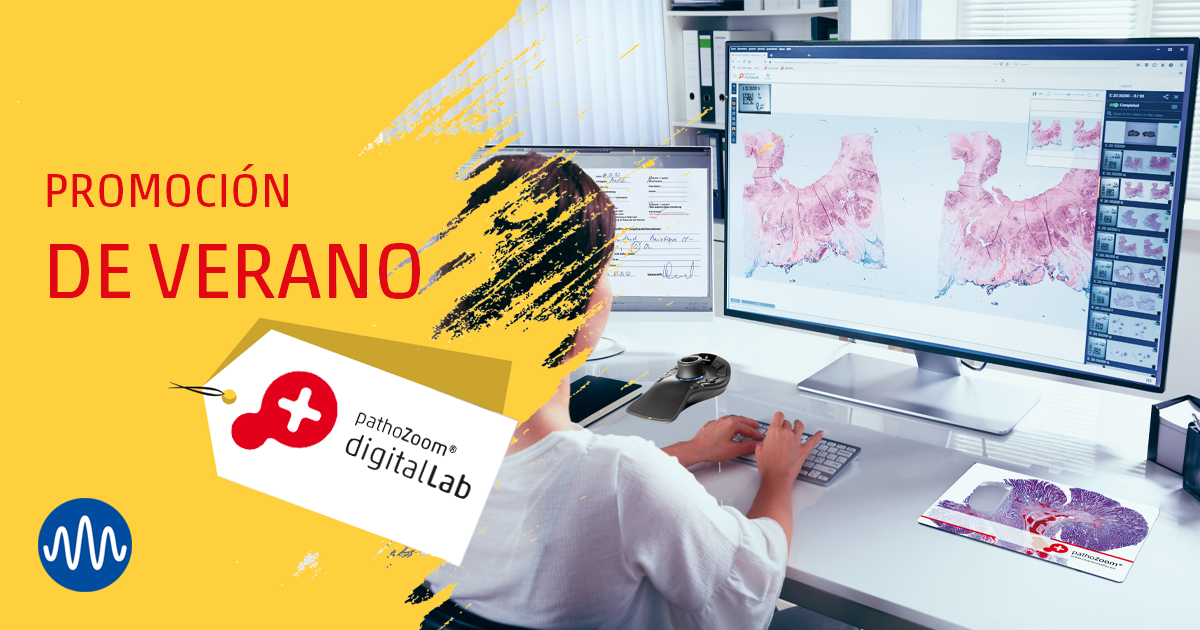 Pathologist using PathoZoom Digital Lab
