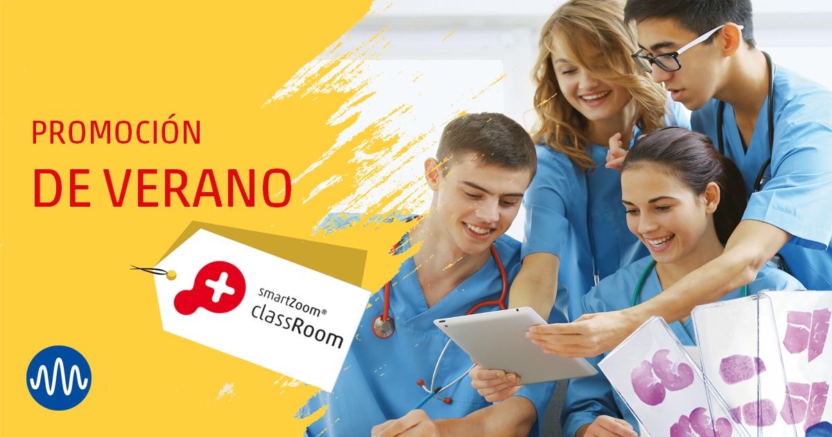 Medical students using the elearning platform SmartZoom ClassRoom